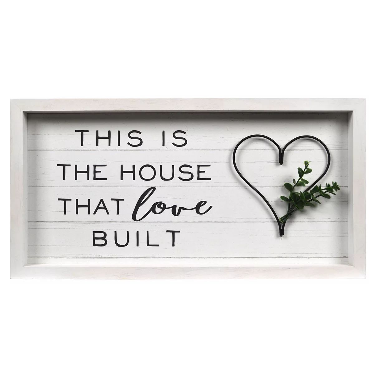 New View Gifts "This is the House that Love Built" Rev Box Wall Art | Kohl's