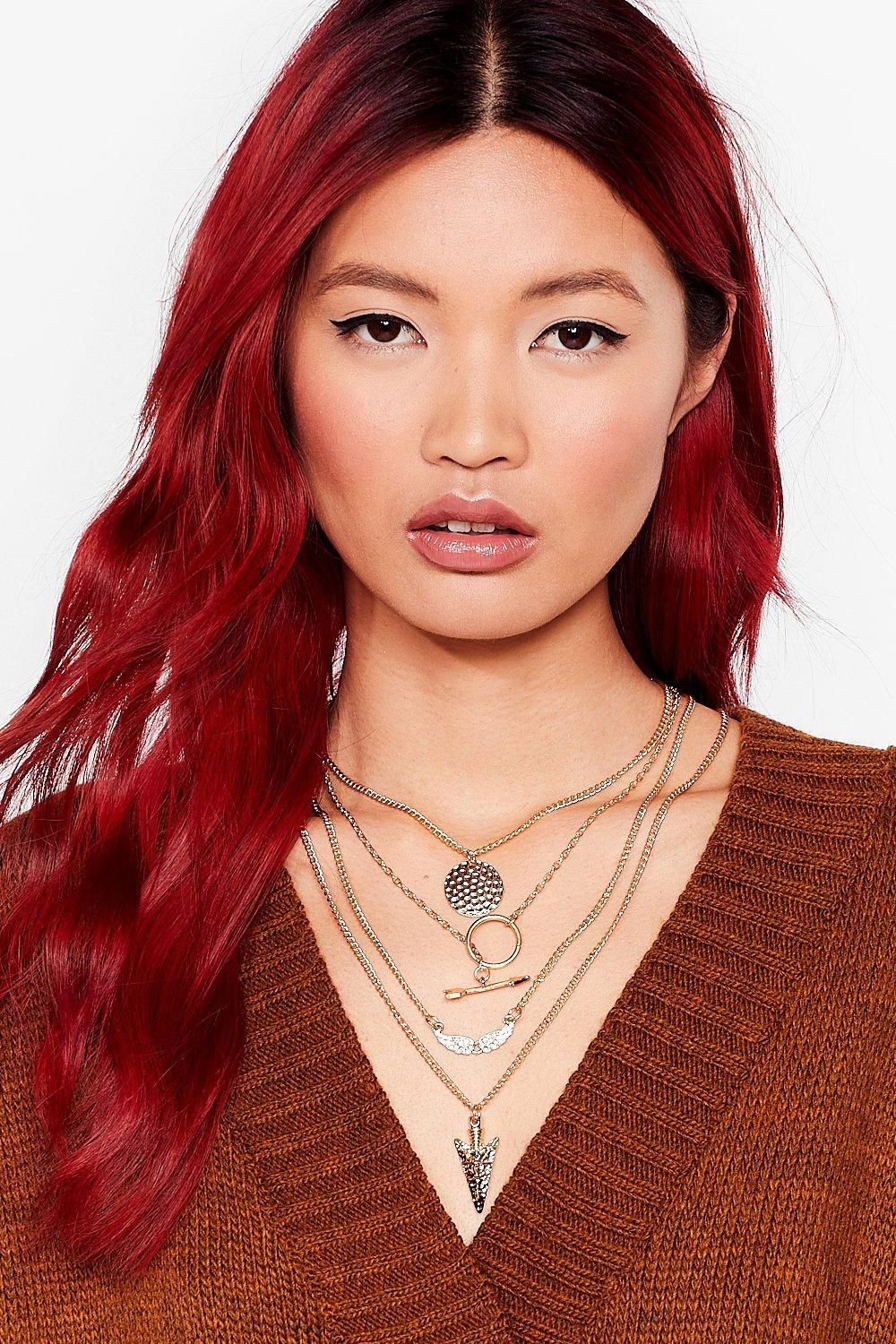 Womens In the Right Direction Layered Necklace - Gold | NastyGal (US & CA)