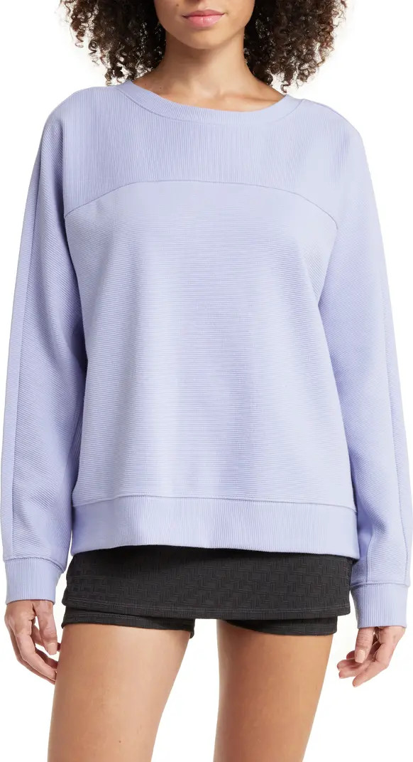 Zella Anya Ottoman Knit Pullover | Nordstrom | Nordstrom