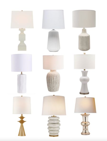 Beautiful table lamps 