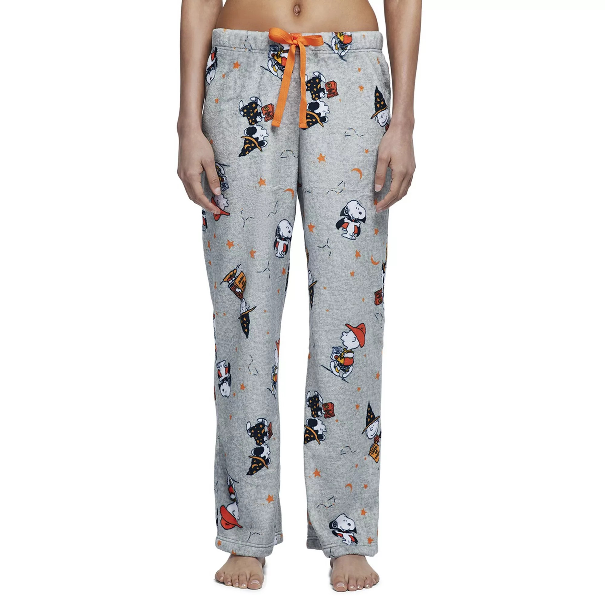 Women's Peanuts Trick or Treat Luxe Plush Pajama Pants | Kohl's