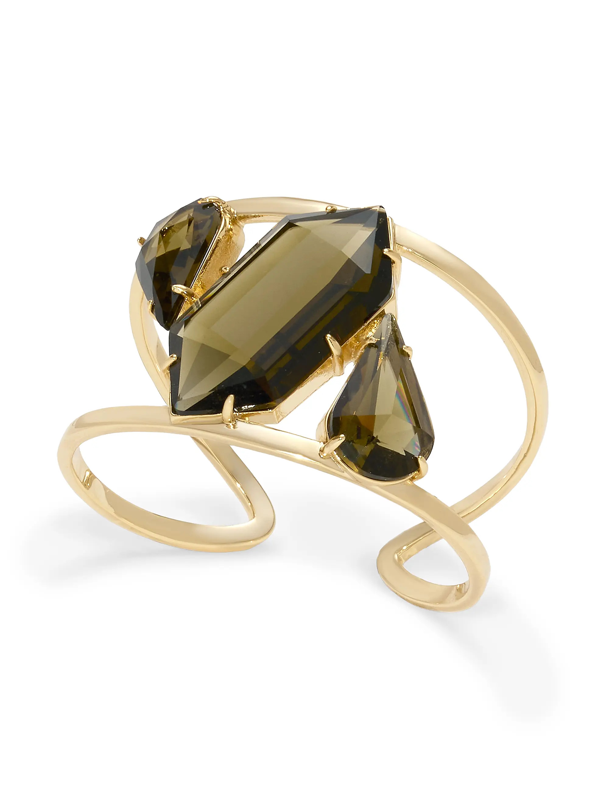 Stone Jewelry Alanna Cubic Zirconia Cuff Bracelet | Saks Fifth Avenue