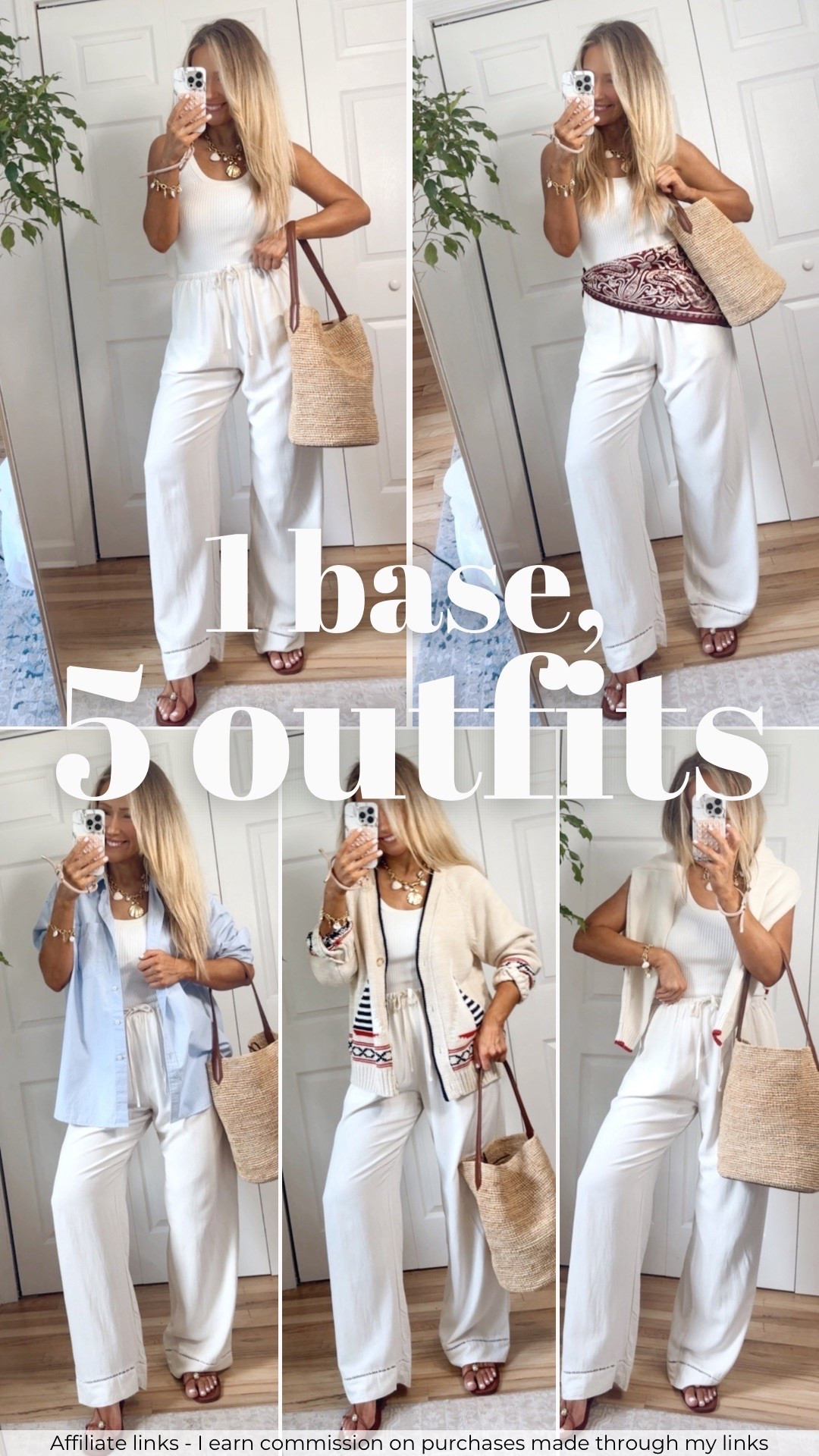 Affiliate links - I earn commission on purchases made through my links 

Amazon linen pants outfits
Summer style