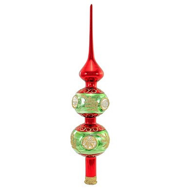 Sbk Gifts Holiday 13.0 Inch Christmas Classic Tree Topper Tree Topper , Double Ball Mini Reflectors (1PC) | Target