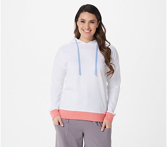 Seed to Style Organic Cotton French Terry Hoodie Pullover | QVC