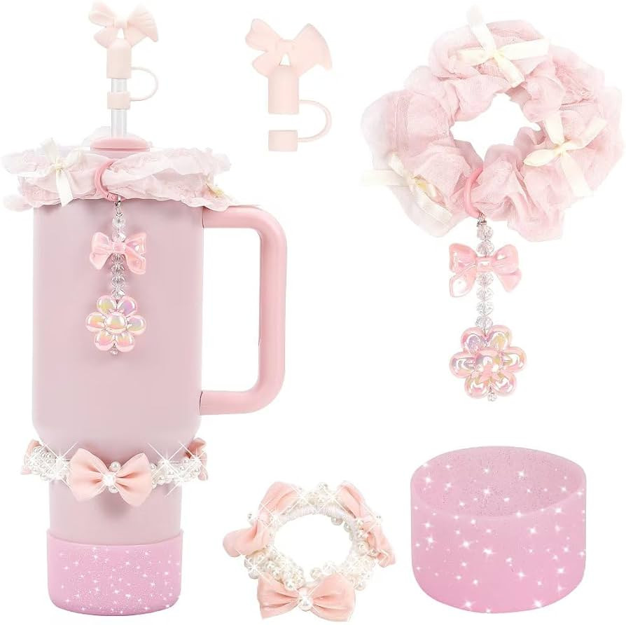 Tumbler Accessories Set Compatible with Stanley Cup Accessories, Including Stanley Headband with ... | Amazon (US)