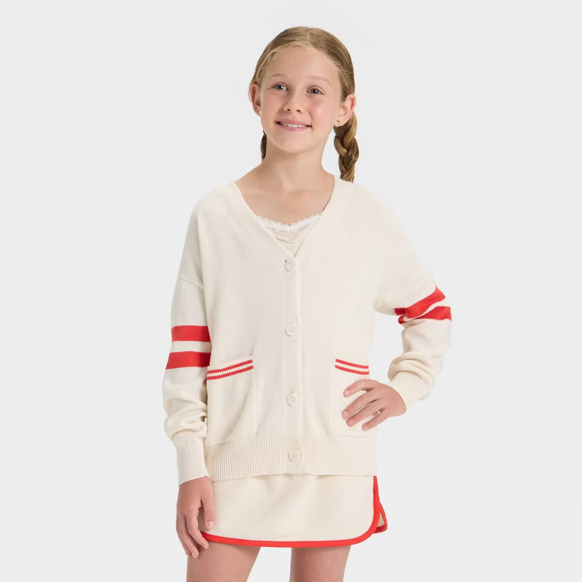 Girls' Long Sleeve Lightweight Cardigan - Cat & Jack™ | Target