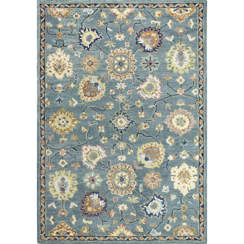 Arisela Wool Floral Indoor Rug | Wayfair North America
