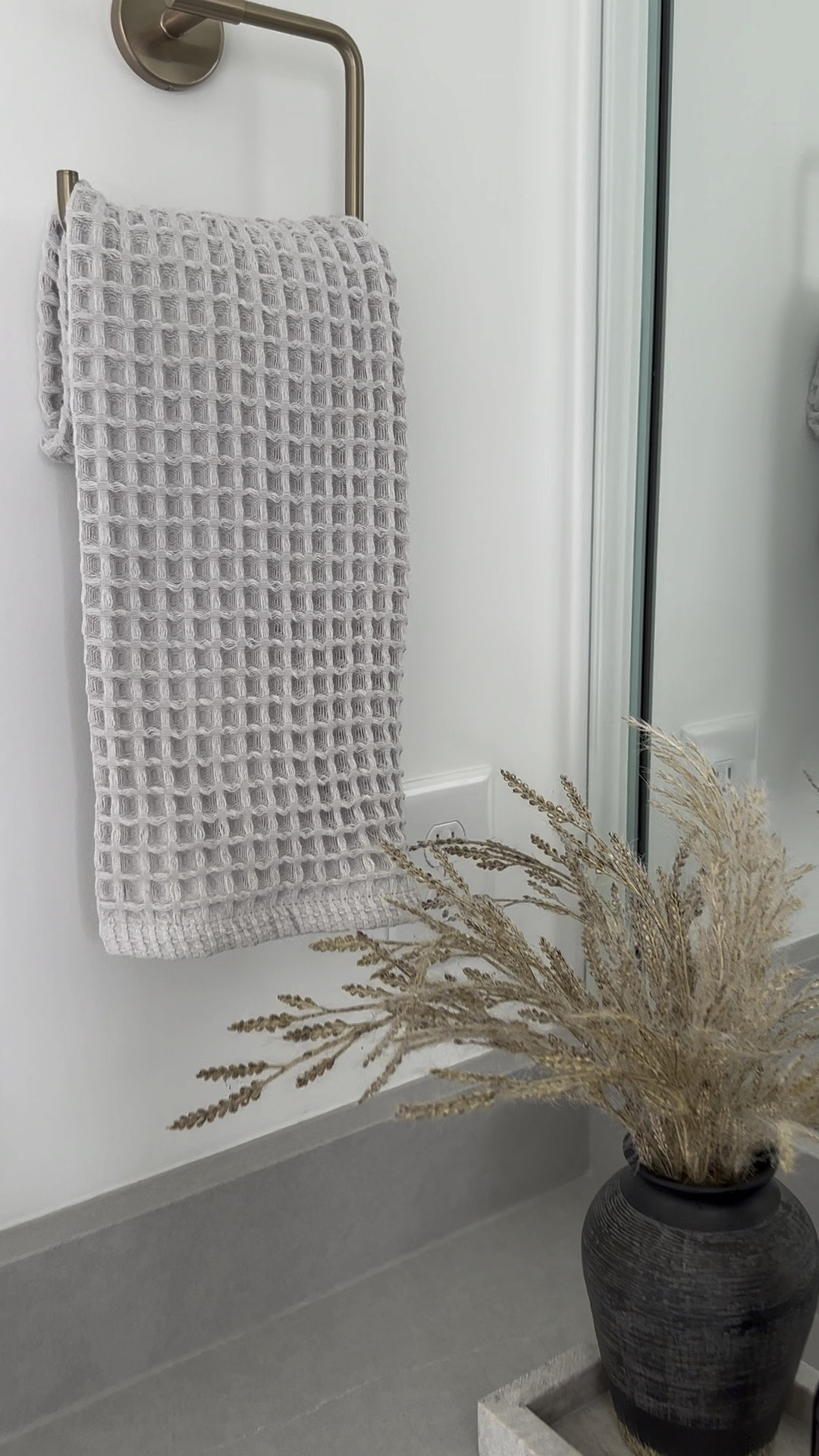 Waffle Hand Towel White - Casaluna