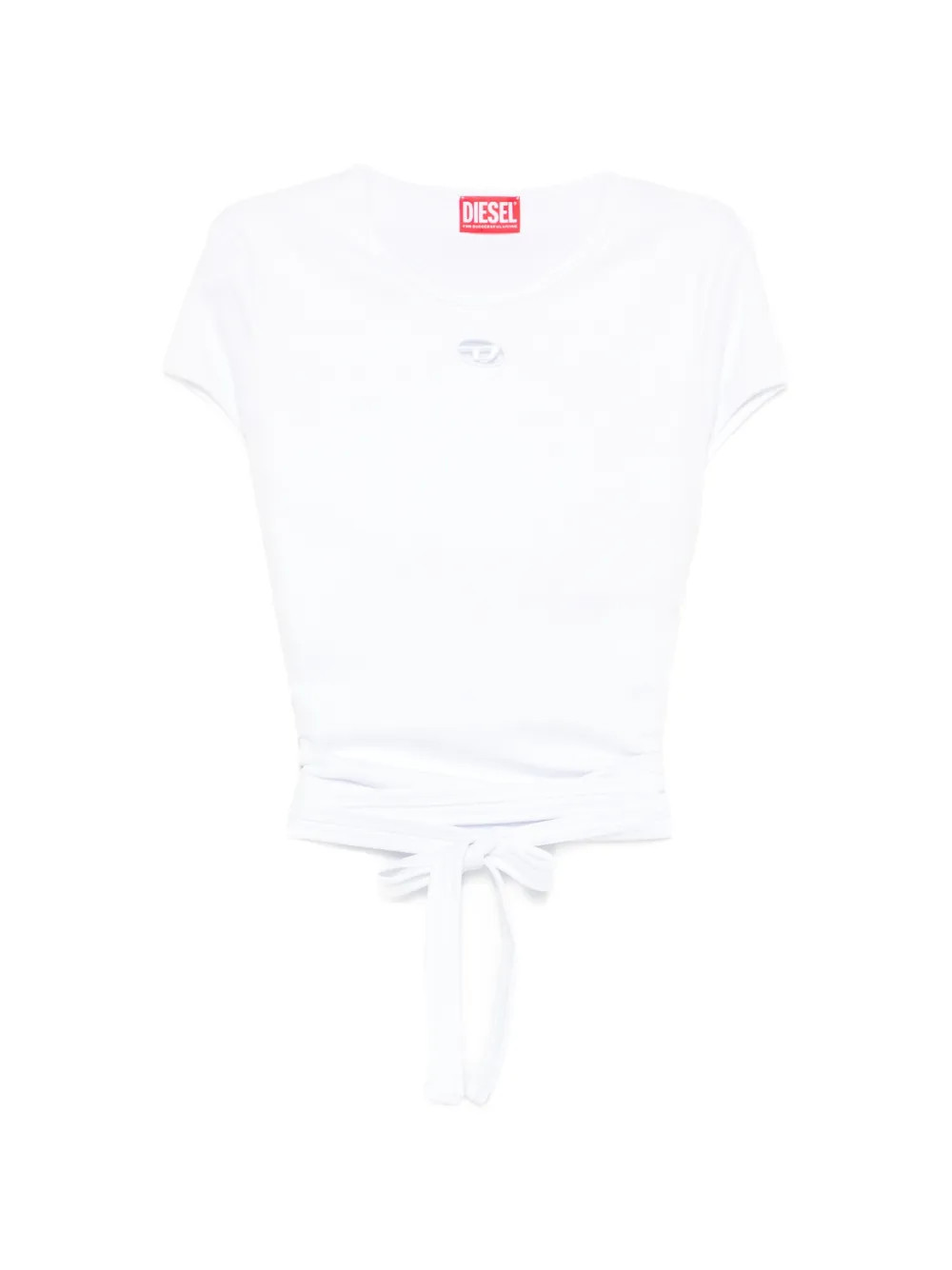DieselT-Bunny-Tail tie-waist T-shirt | Farfetch Global