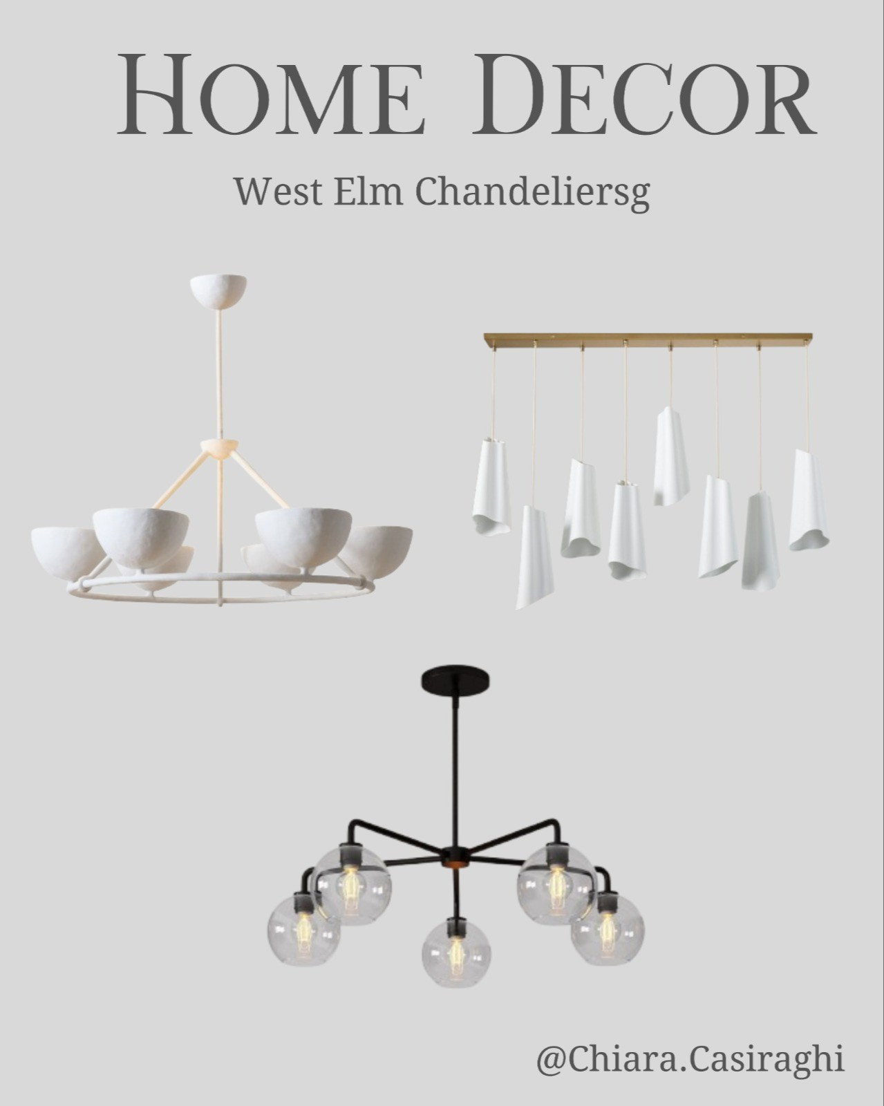 Elevate your home decor with this eye-catching West Elm chandelier.  Love the intricate details and minimalist style. #WestElm #HomeGoods #InteriorInspiration #Chandelier #MinimalistDesign

#LTKGiftGuide #LTKHoliday #LTKHome