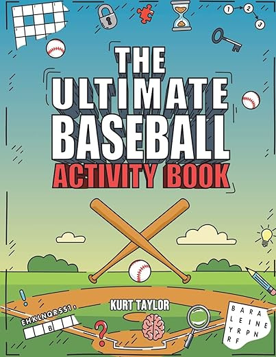 The Ultimate Baseball Activity Book: Crosswords, Word Searches, Puzzles, Fun Facts, Trivia Challe... | Amazon (US)
