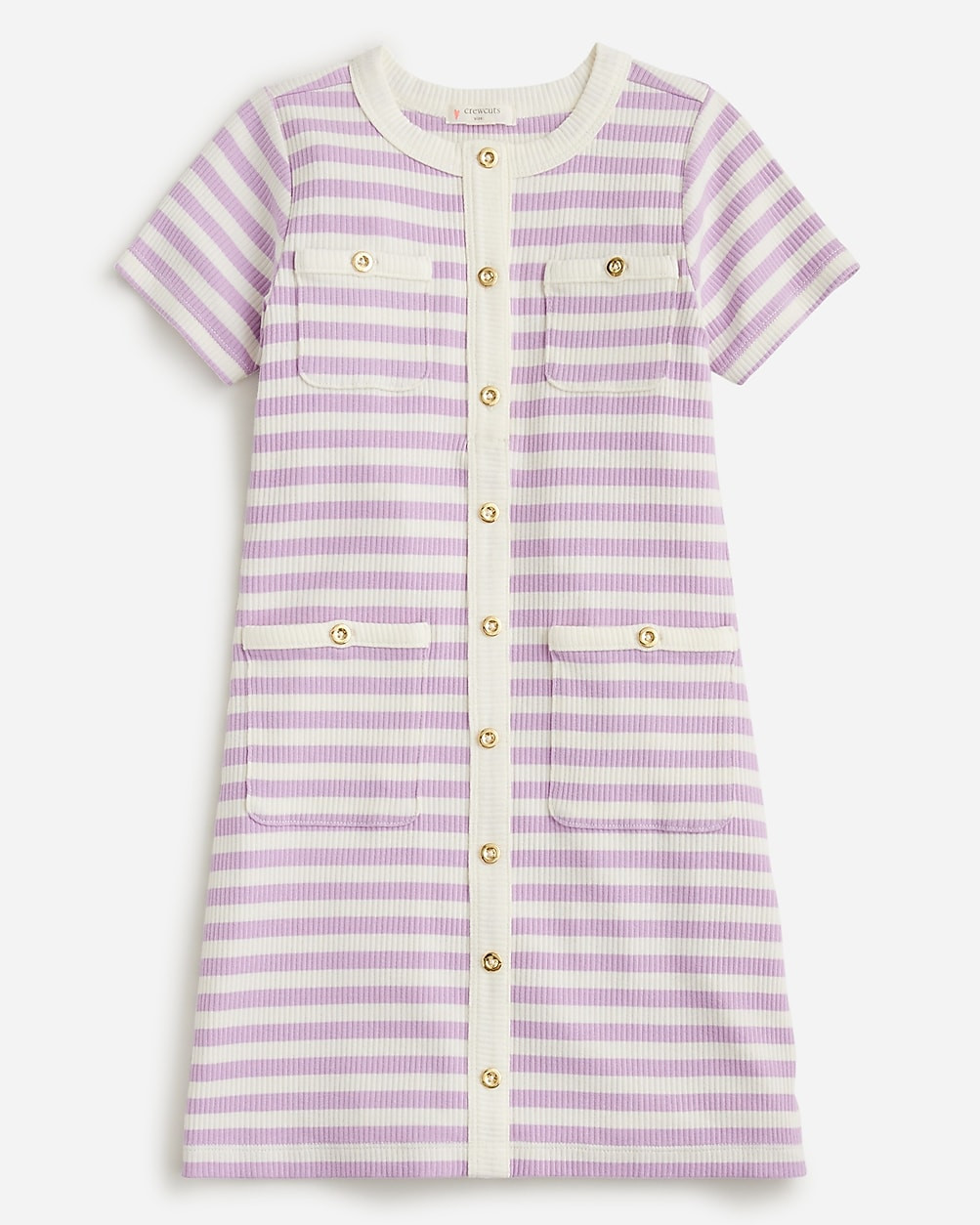 Girls' Coco dress in vintage rib | J. Crew US