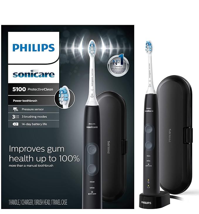 Amazon.com: Philips Sonicare ProtectiveClean 5100 Gum Health, Rechargeable Electric Power Toothbr... | Amazon (US)