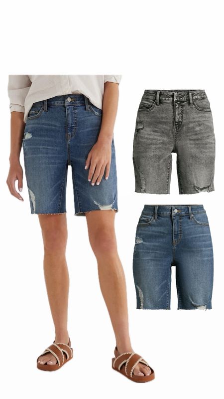 Denim shorts only $16.98!

#LTKfindsunder50 #LTKstyletip #LTKfindsunder100