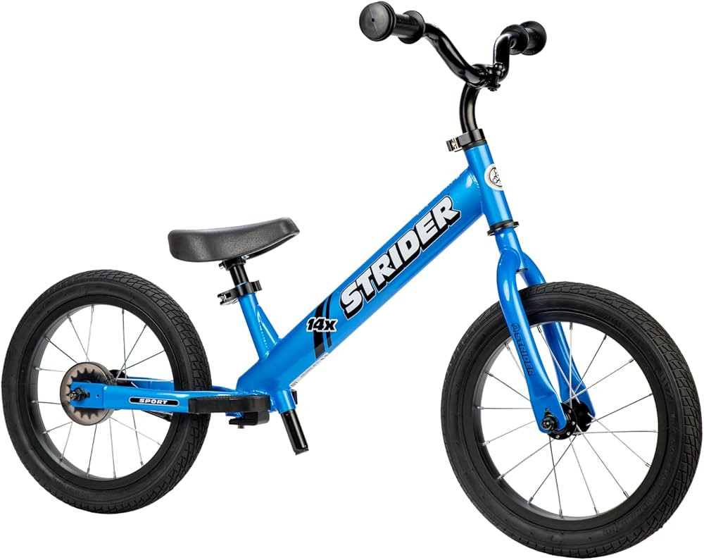Strider 14x - Balance Bike for Kids 3 to 7 Years - Includes Custom Grips, Padded Seat, Performanc... | Amazon (US)
