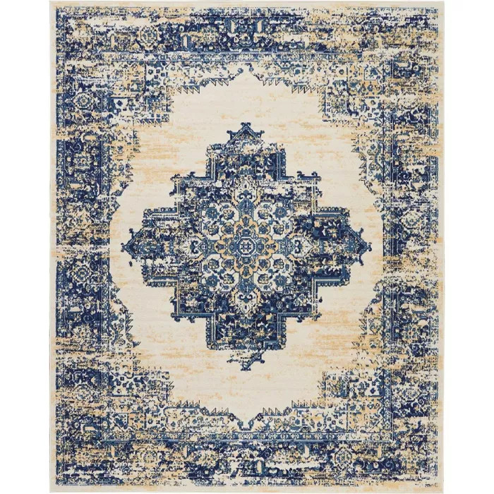 Nourison Grafix GRF14 Center Medallion Area Rug | Target