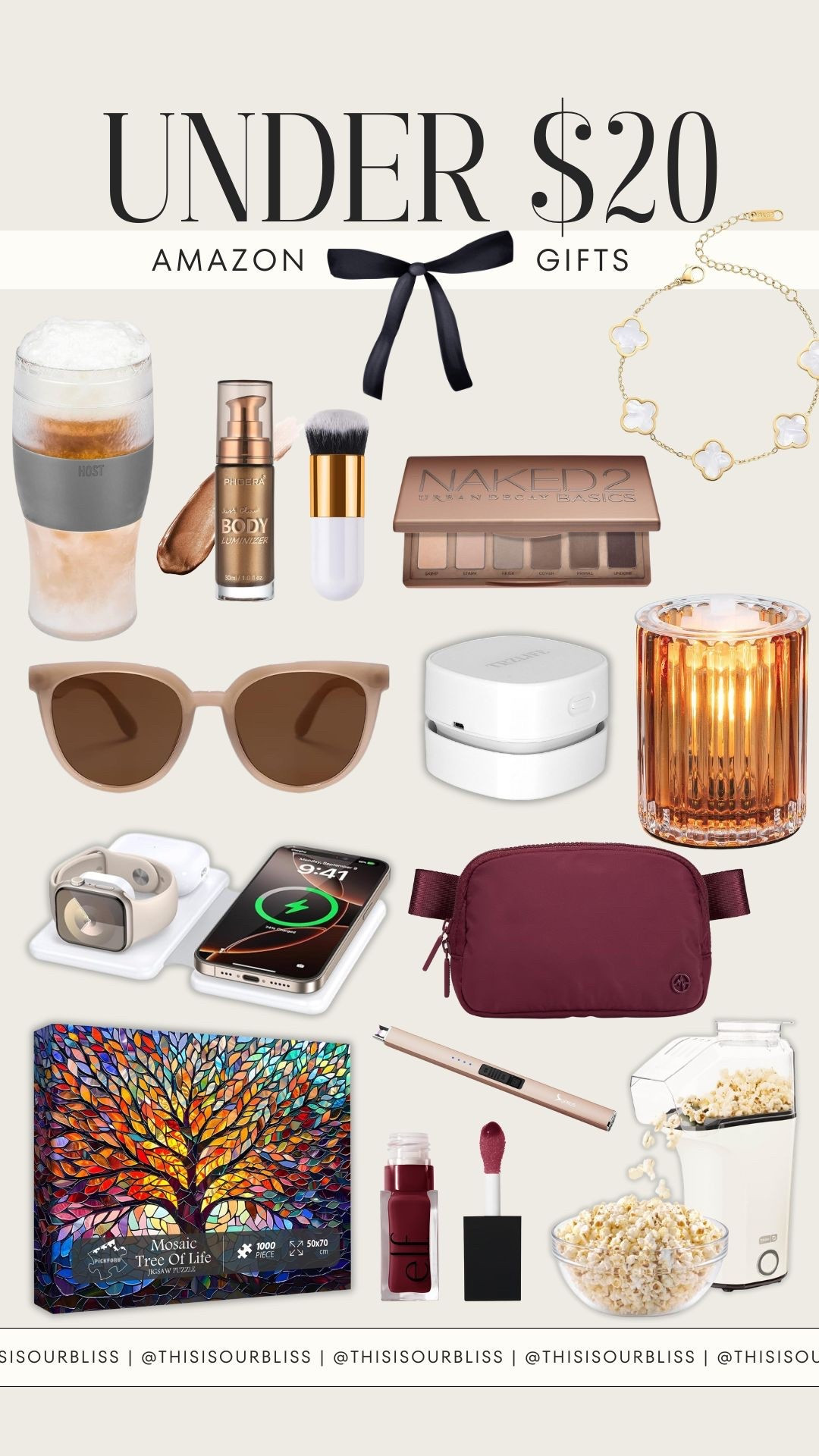 Amazon gift ideas under $20! Grab your last-minute gifts on prime! 🎁🎁🎁

#LTKFindsUnder50 #LTKSaleAlert #LTKGiftGuide