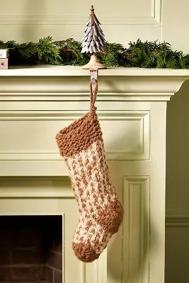 Herringbone Knit Stocking | Anthropologie (US)