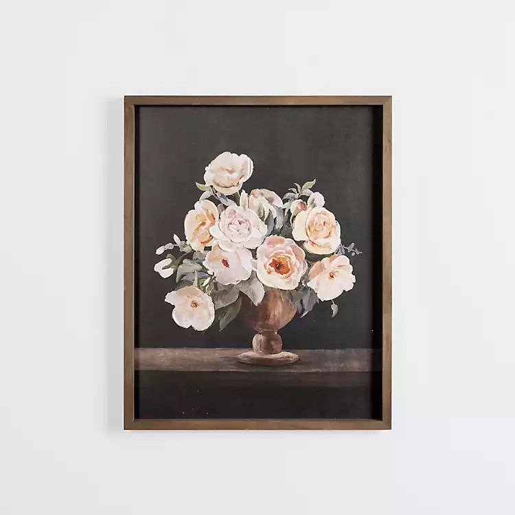 New! Classic Still Life Floral Framed Art Print | Kirkland's Home