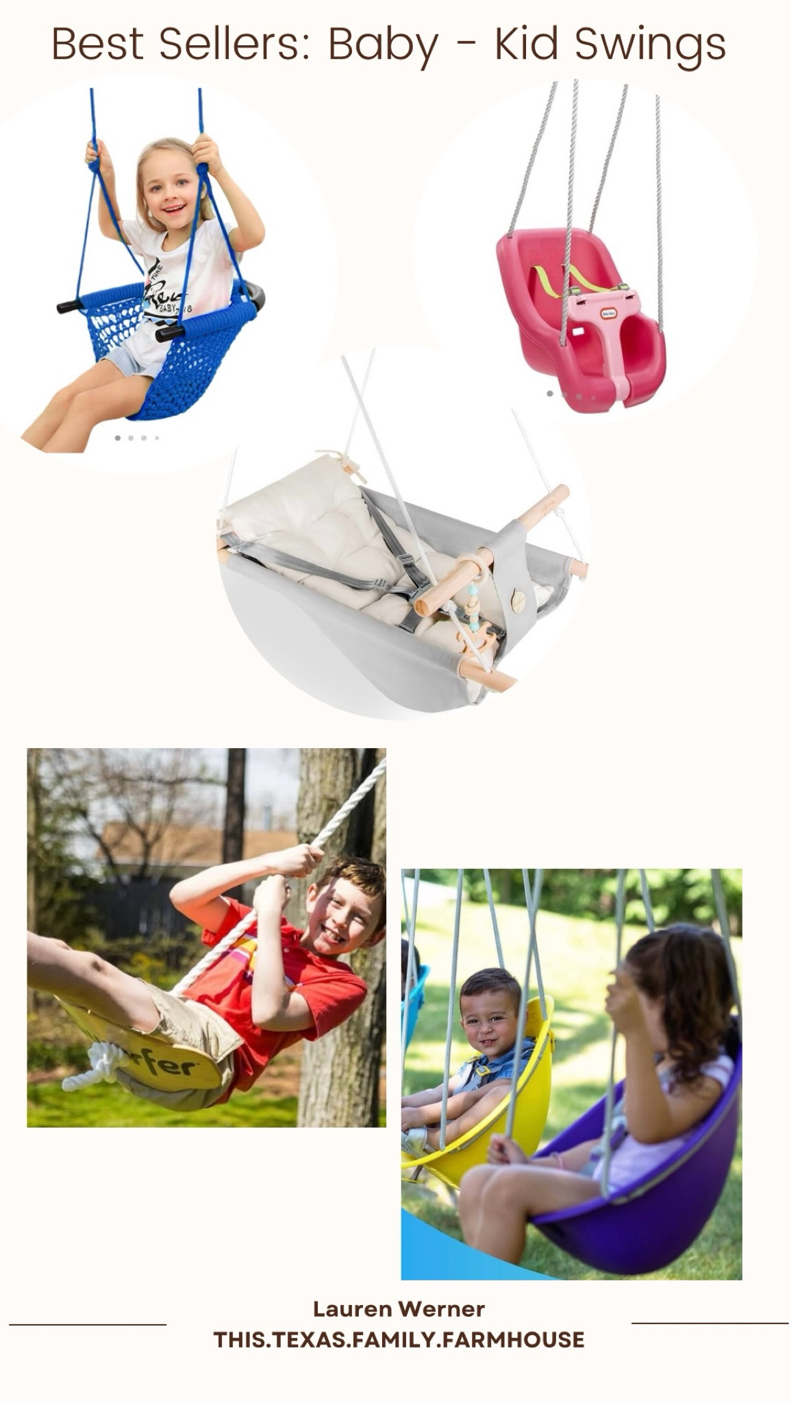 Best Seller Baby and Kid Swings! 

#LTKBump #LTKfamily #LTKAmazon

#LTKSummerSales #LTKBaby #LTKHome