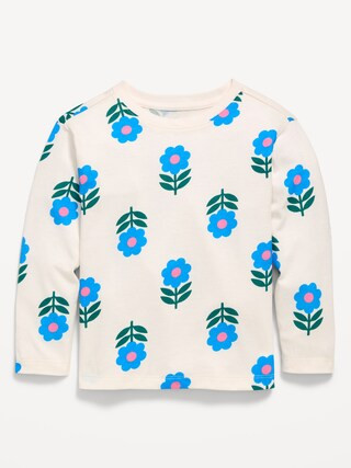 Printed Long-Sleeve T-Shirt for Toddler Girls | Old Navy (US)