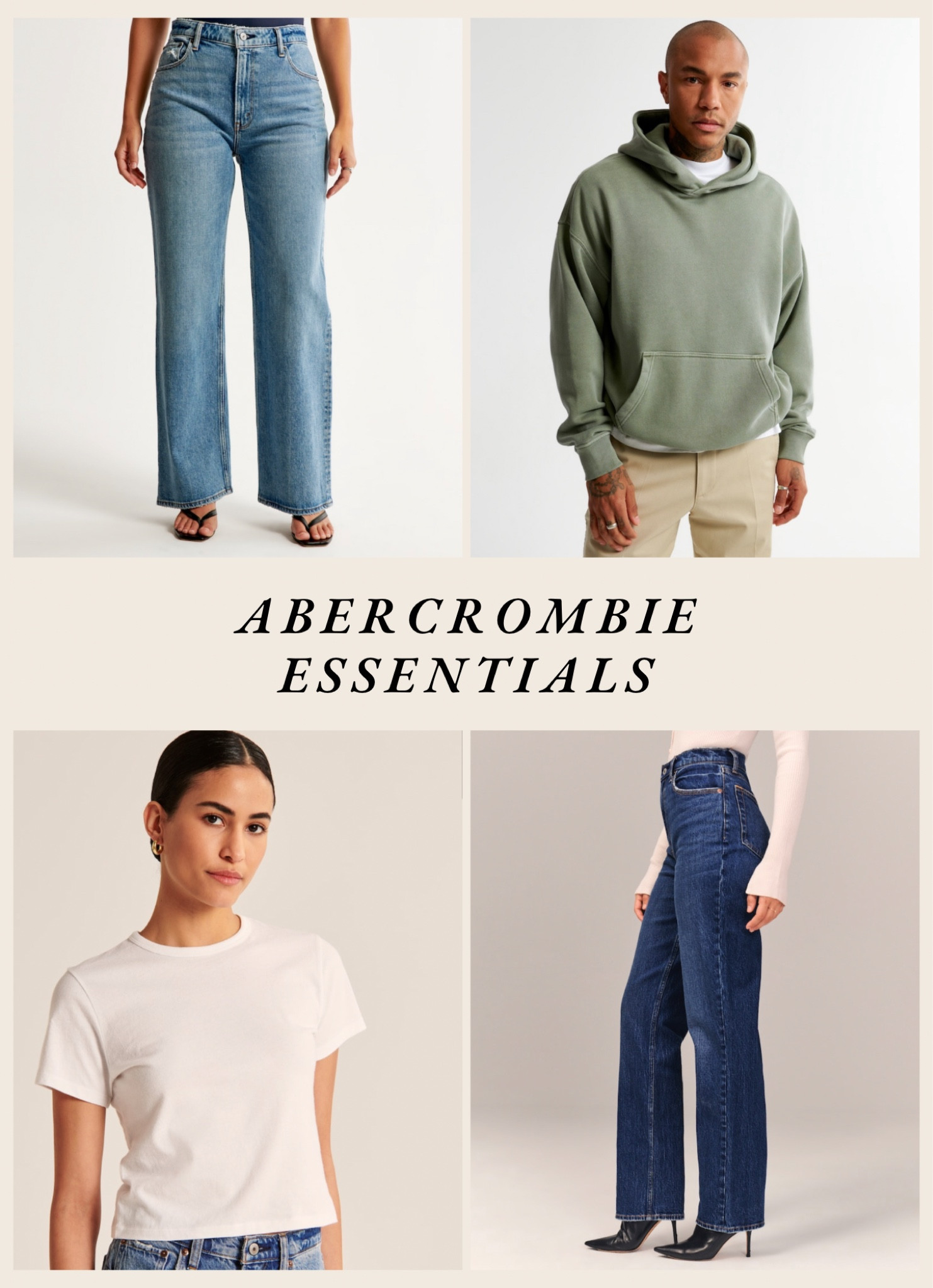 My Abercrombie basic essentials 🫶🏼 

#LTKSale #LTKstyletip