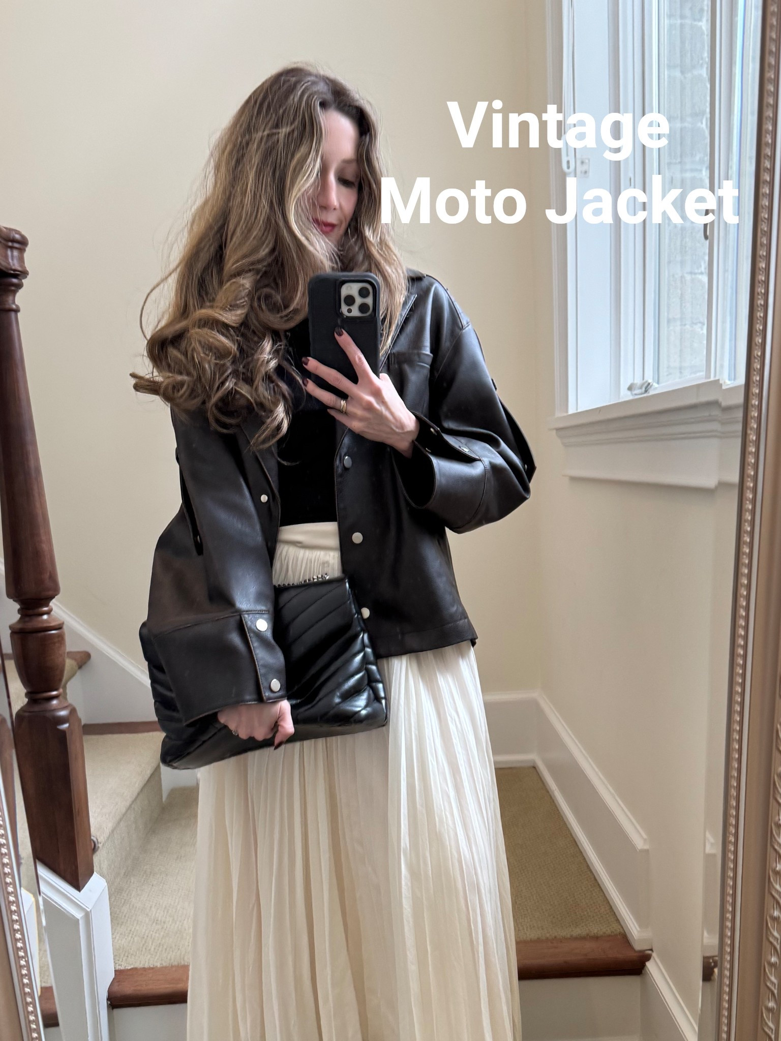 I’ve worn this vintage biker jacket with every thing! 
Get 12% off with code HIZIBA! Sitewide at Fabrique. 
Wearing XS!
Sponsored 

#LTKSaleAlert #LTKSeasonal #LTKStyleTip