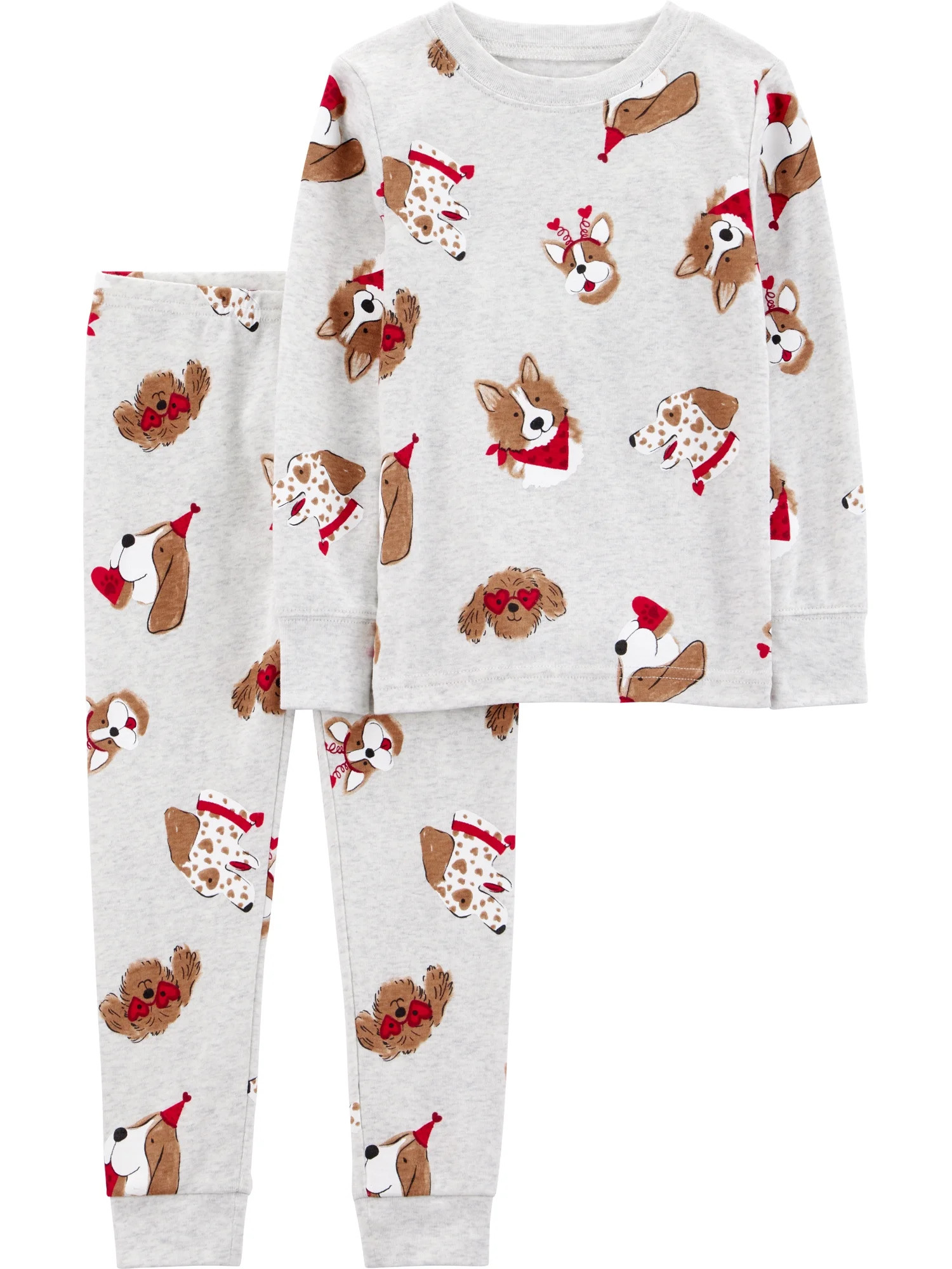 Carter's Child of Mine Toddler Valentine's Pajama Set, 2-Piece, Sizes 12M-5T | Walmart (US)