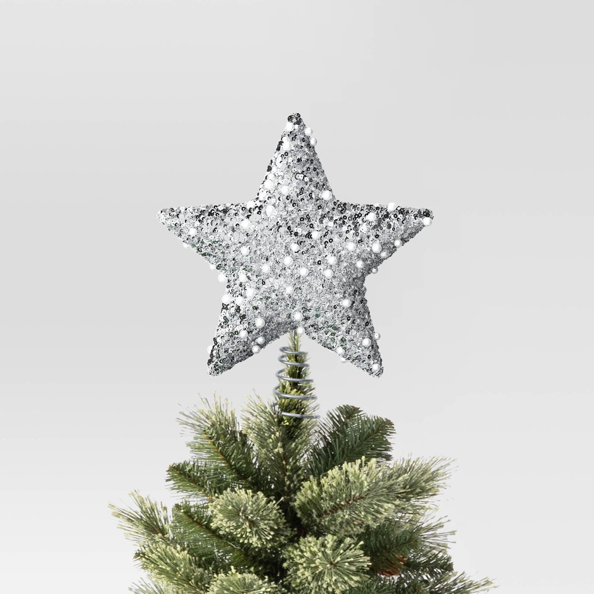 Small Sequined Star Tree Topper - Wondershop™ | Target