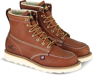 Thorogood Men's American Heritage 6" Moc Toe, MAXwear Wedge Non-Safety Toe Boot | Amazon (US)