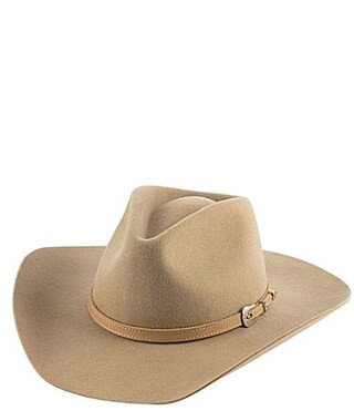 Gigi Pip Dean Rancher Leather Buckle Band Wool Cowboy Hat - S/M | Dillard's