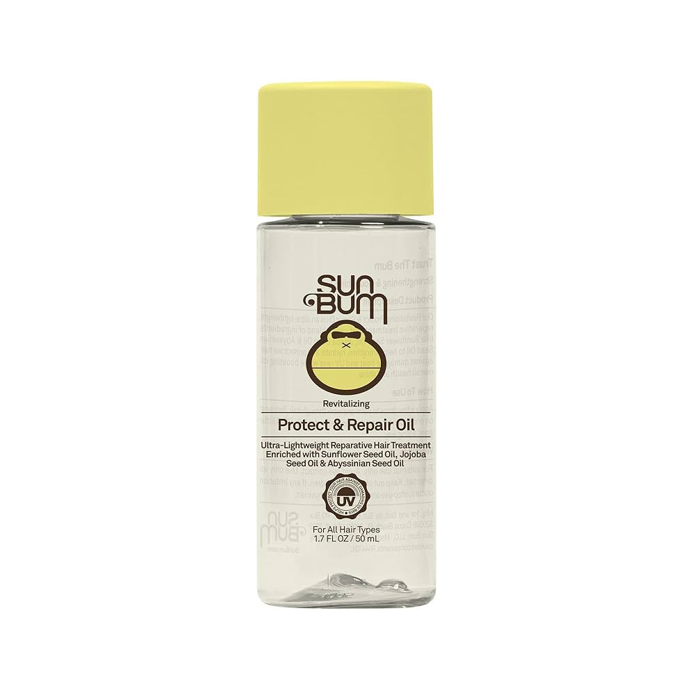 Sun Bum Revitalizing Protect and Repair Hair Oil - Light-weight Hair Care Treatment - Strengthen ... | Amazon (US)