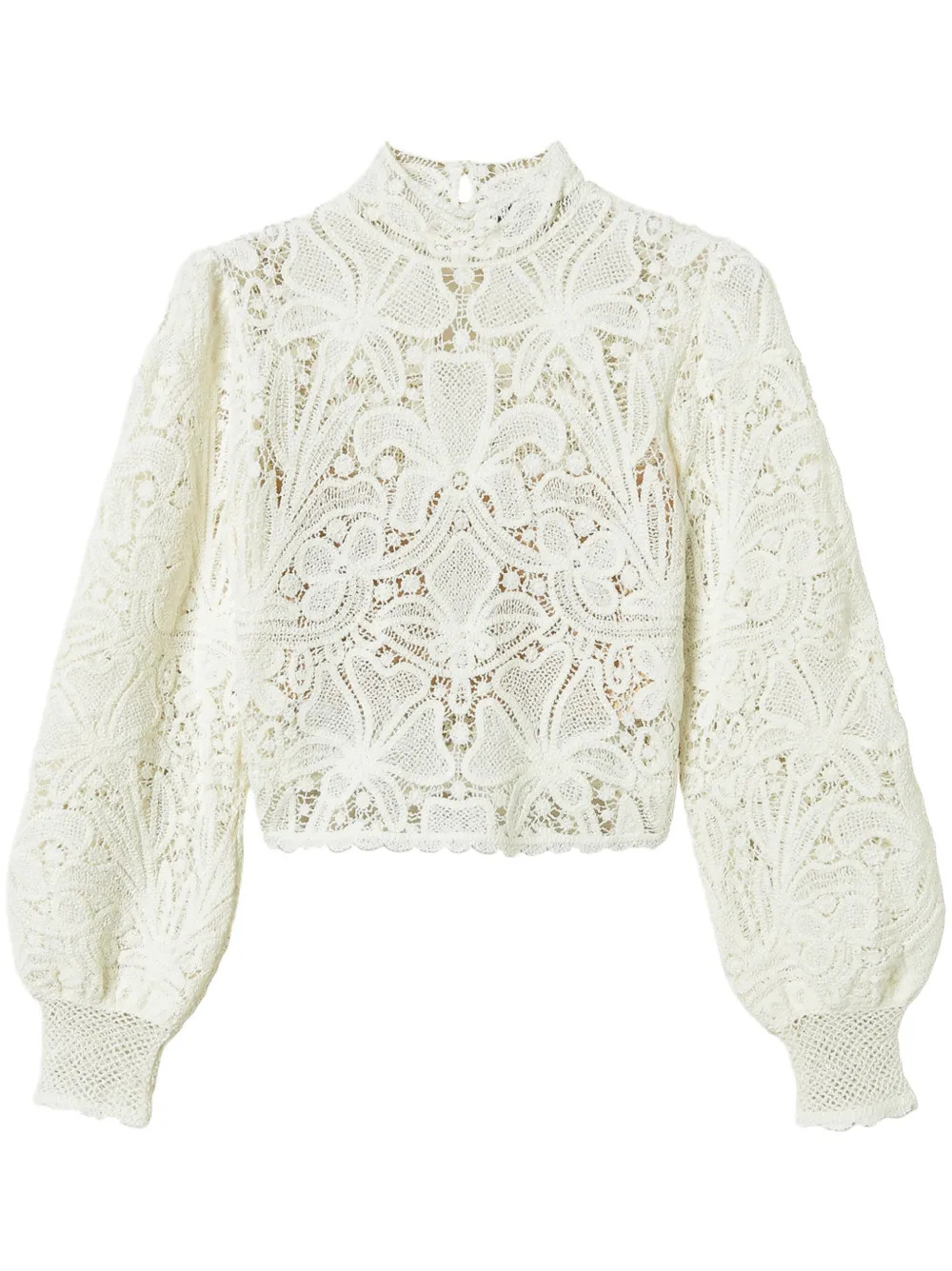 TWINSET crochet-knit Top  | White | FARFETCH PT | Farfetch Global
