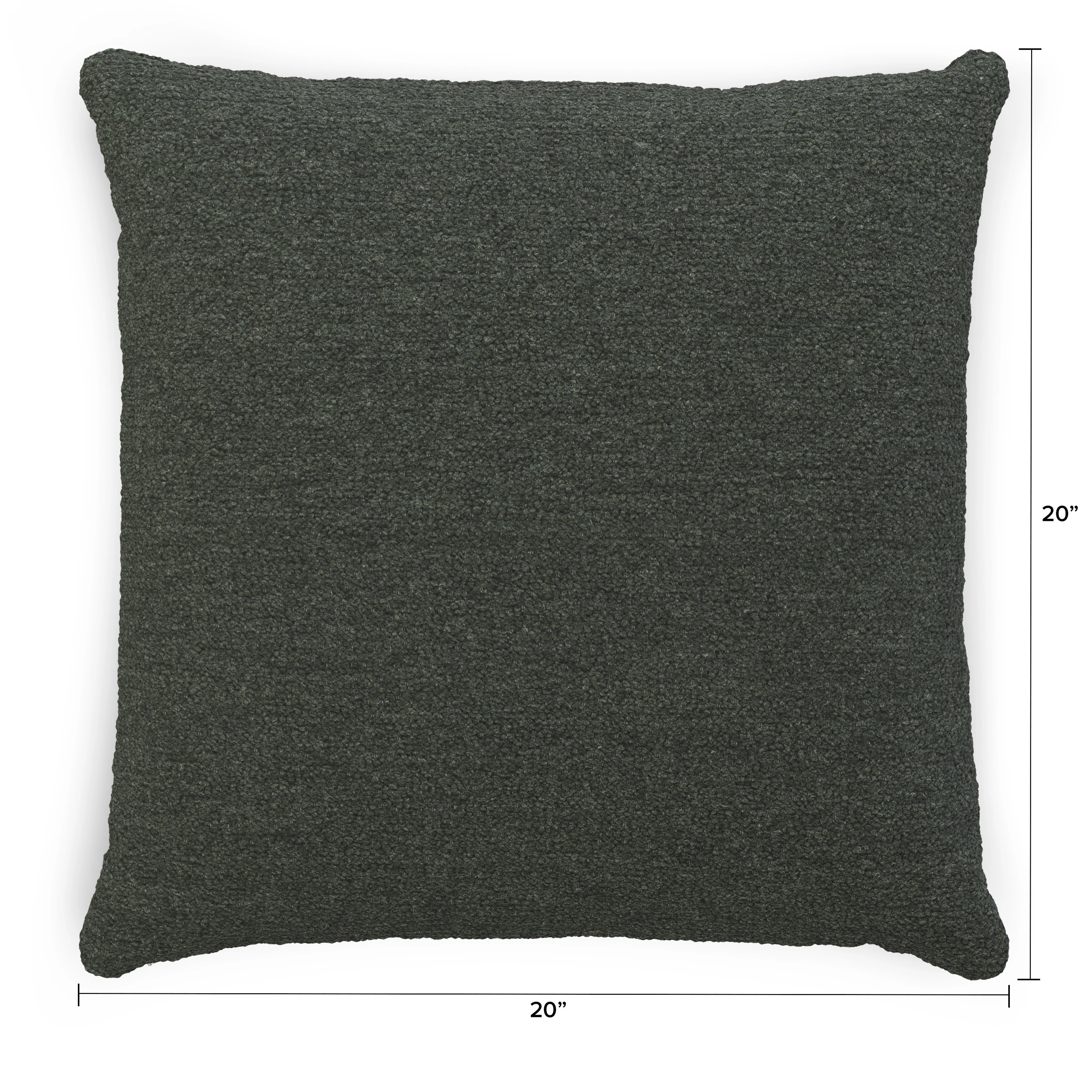 Gabriola Pillow Set - Green Wool Bouclé | Article