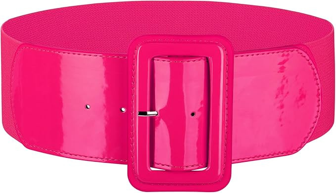 JASGOOD Women Wide Stretchy Belt Vintage Elastic Waist Belt for Dresses Fashion Ladies Waist Belt... | Amazon (US)