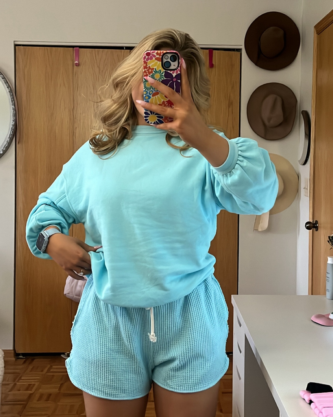 Cozy spring ootd