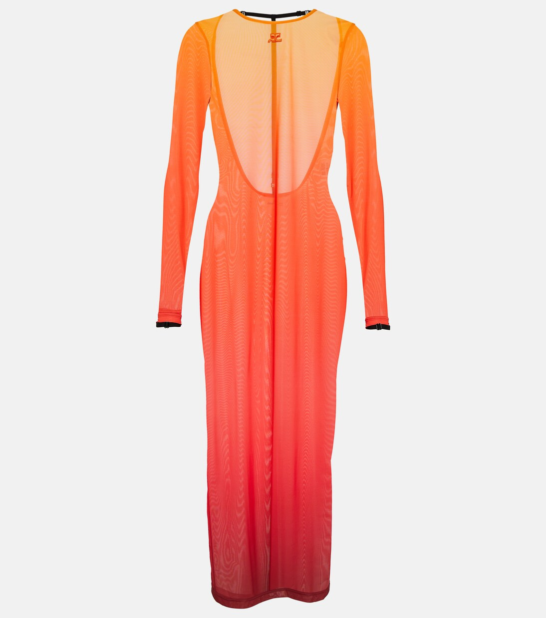 Gradient semi-sheer midi dress | Mytheresa (US/CA)