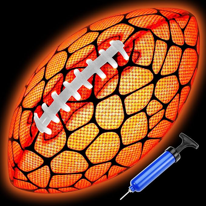 Jasonwell Glow in The Dark Football - Strong Grip Light Up Football Toy Stuff Outdoor Sports Ball... | Amazon (US)