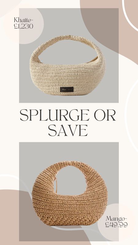 Splurge or Save 🤍

#LTKitbag #LTKsalealert #LTKstyletip