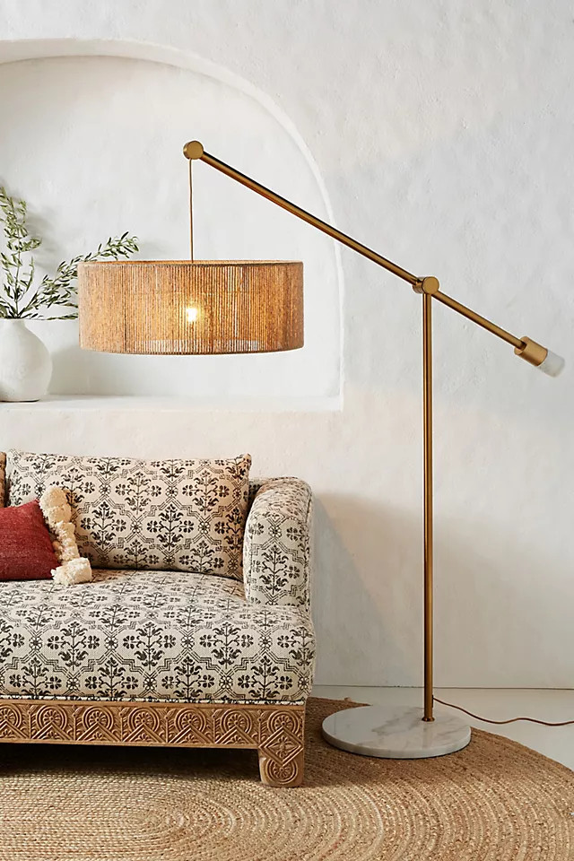 Topanga Jute Floor Lamp | Anthropologie (US)