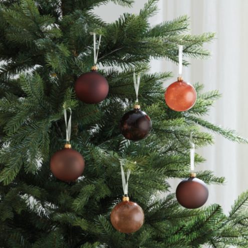 Desert Glass Ball Christmas Ornaments Set of 6 | Ballard Designs, Inc.
