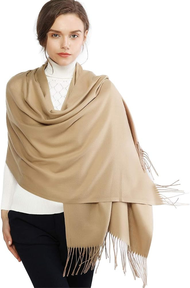 RIIQIICHY Women's Scarf Pashmina Shawls and Wraps for Evening Dress Bridesmaid Wedding Bridal Winter | Amazon (US)