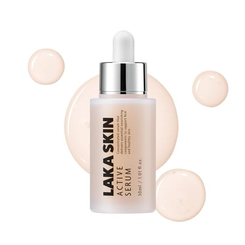 Laka Skin Active Serum, 30ml/1.01 fl.oz, Glutathione for Boosting Radiance, Dual PDRN, Pore Care, Hyaluronic Acid, Korean Skin Care | Amazon (US)