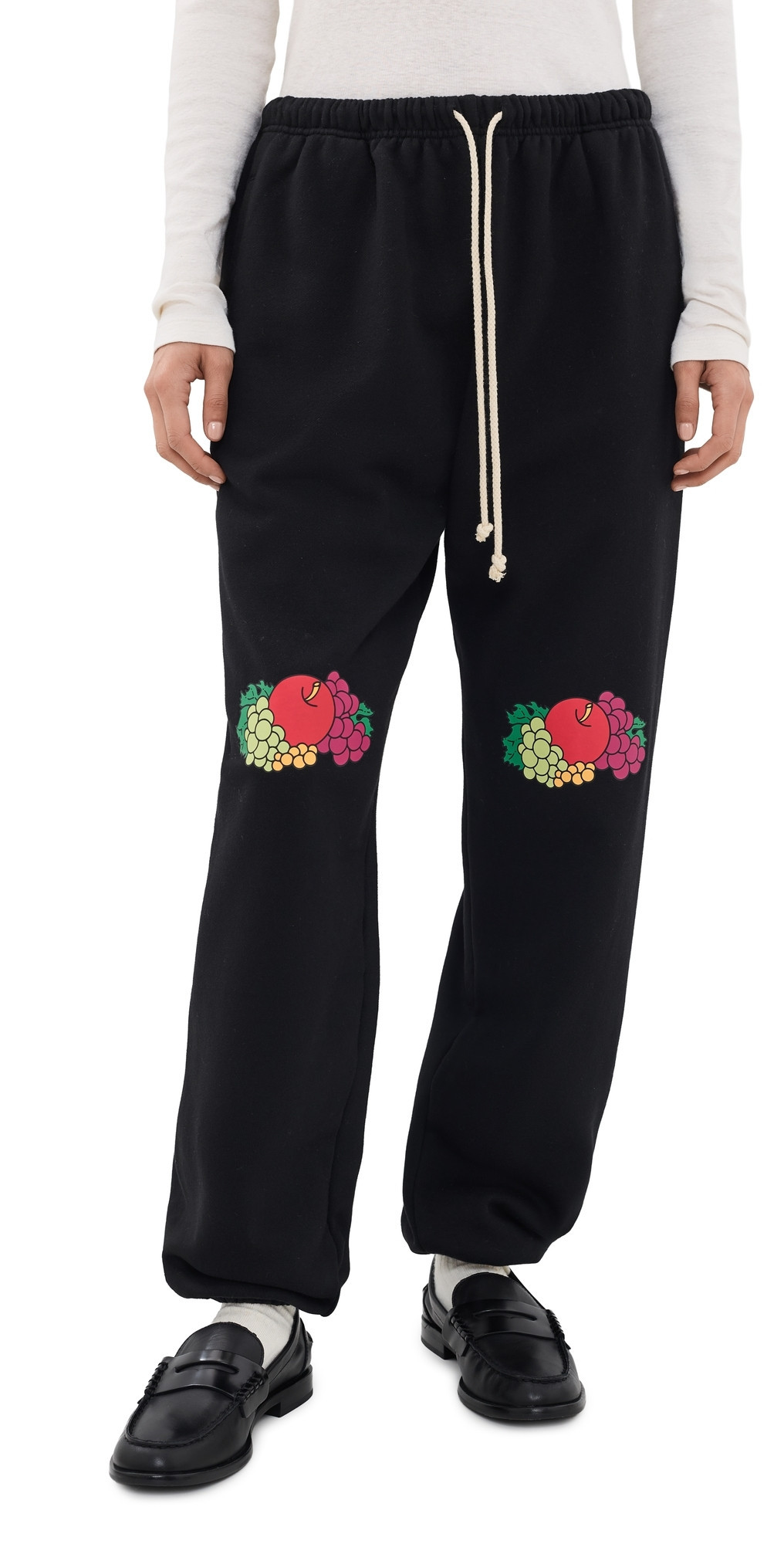 HOMMEGIRLS Homme Girls x Fruit Of The Loom Double Logo Sweatpants Black L | Shopbop