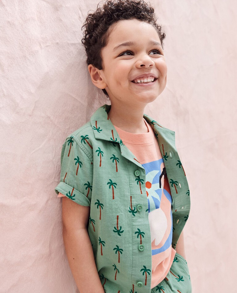 Muslin Button Up Shirt | Hanna Andersson