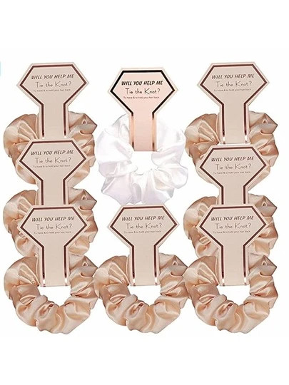8pcs Solid Color Hair Tie | SHEIN
