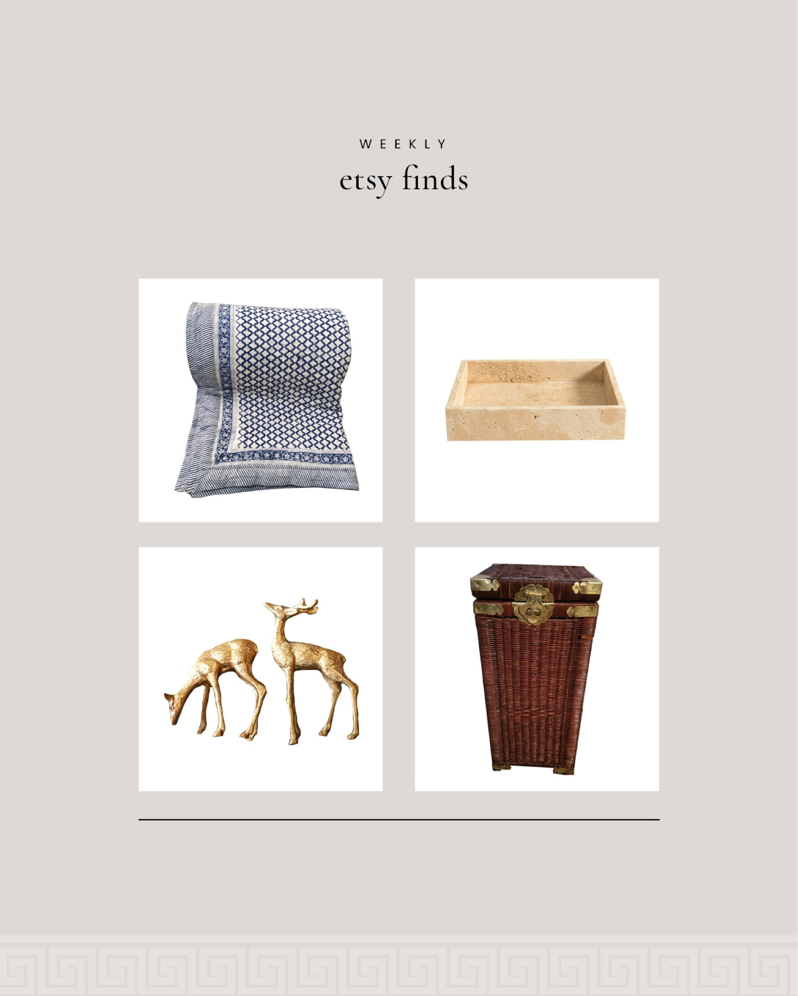 Weekly Etsy Finds : Handmade and Vintage Goods for Your Home 

#LTKHome