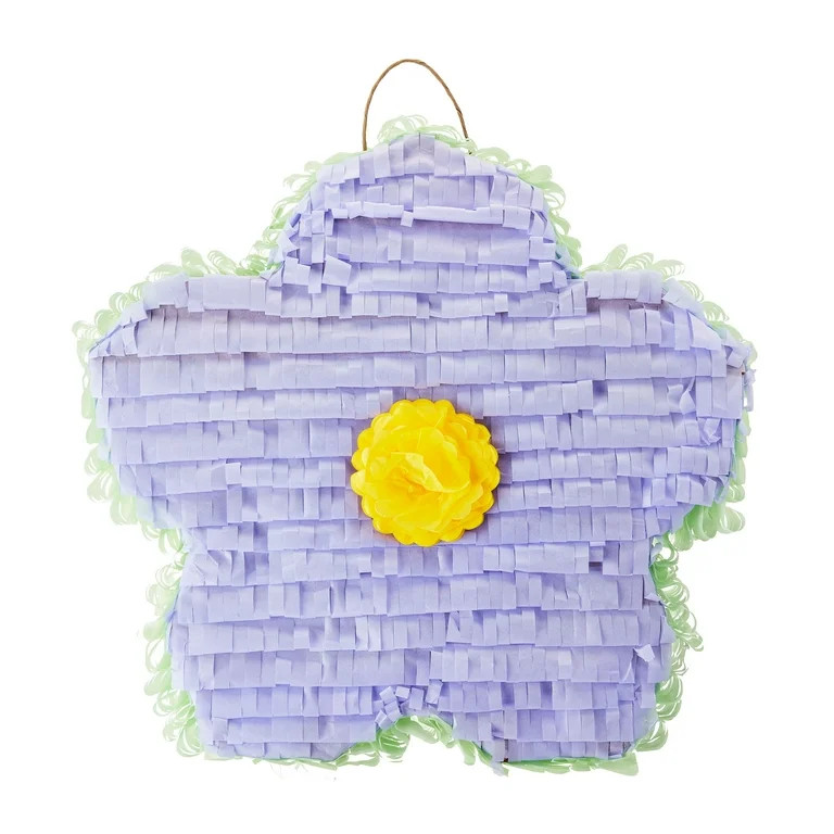 Purple Flower Party Pinata, 20" x 19.7", by Way To Celebrate | Walmart (US)
