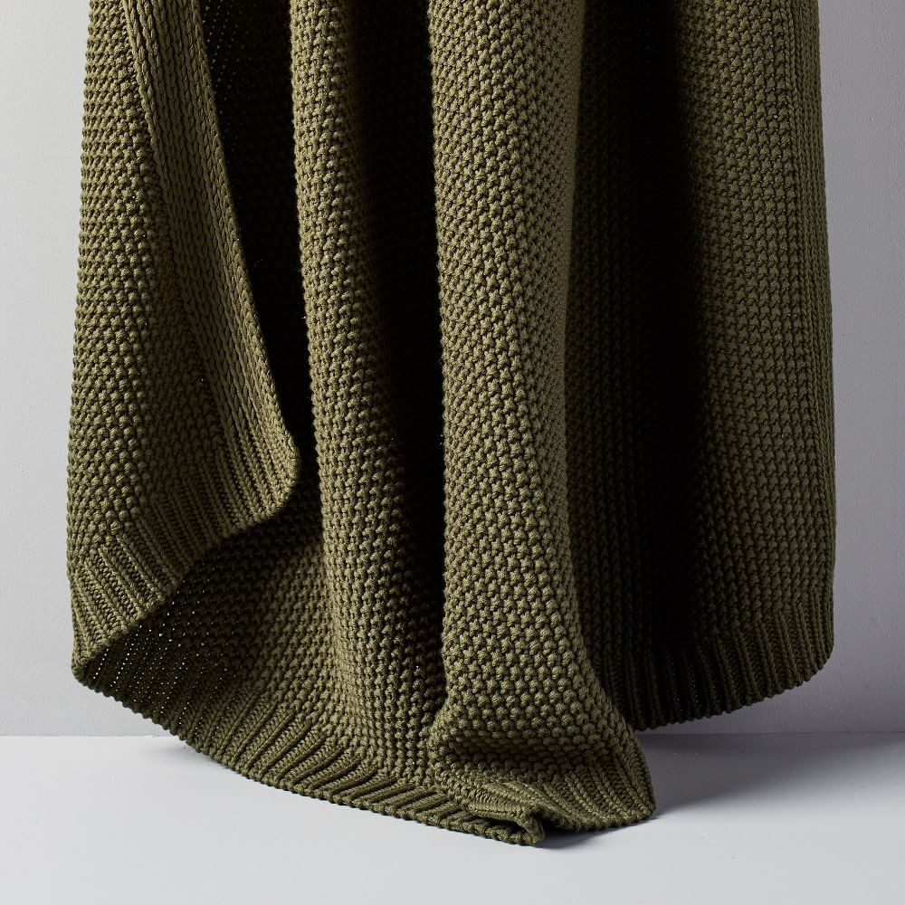 Cotton Knit Throw | West Elm (US)